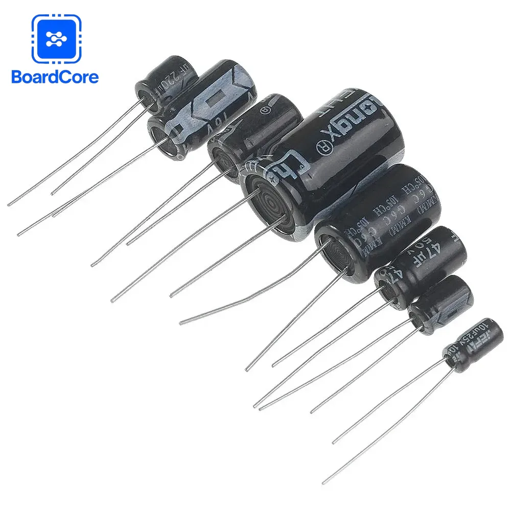 Electronics Repair Hobby - 25가지 값 125개 전해 콘덴서 키트
