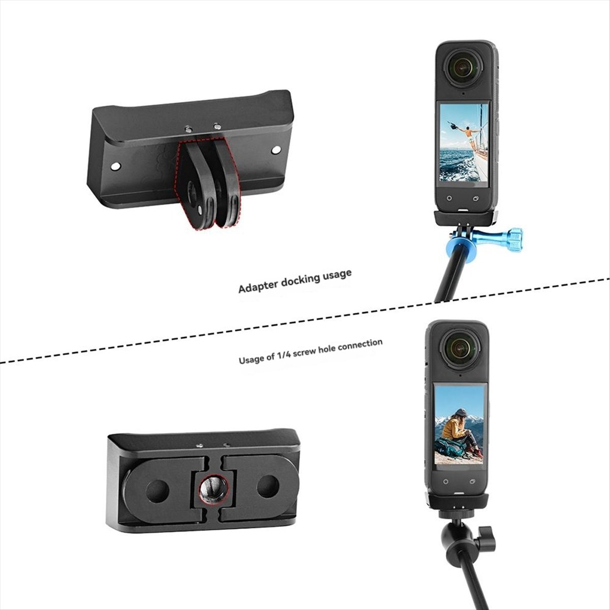 Insta360 Camera X4 - Insta360 X5 X4 카메라용 A73T 어댑터