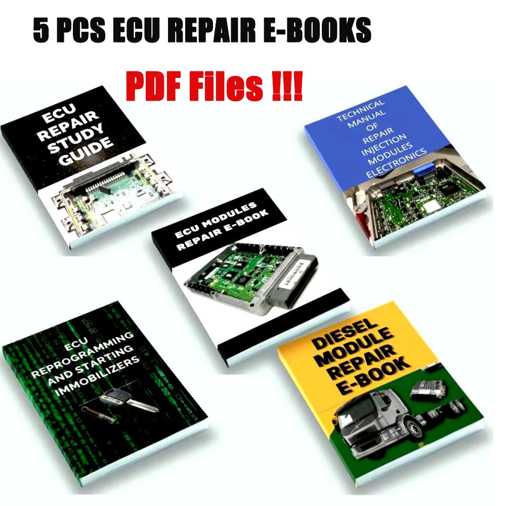 Electronics Repair Guide - 5개 ECU 수리 매뉴얼 전자책, 워크샵에서