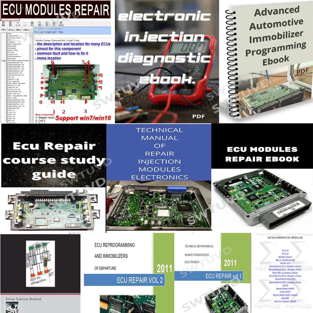 Electronics Repair Guide - 전자 주입 닛산 PSA ECU 수리