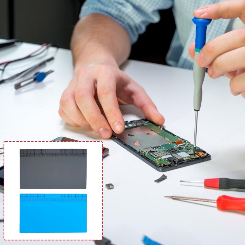 전자제품 수리 패드 실리콘 작업 패드 60 x 35 납 - Electronics Repair Guide 리뷰 및 가격