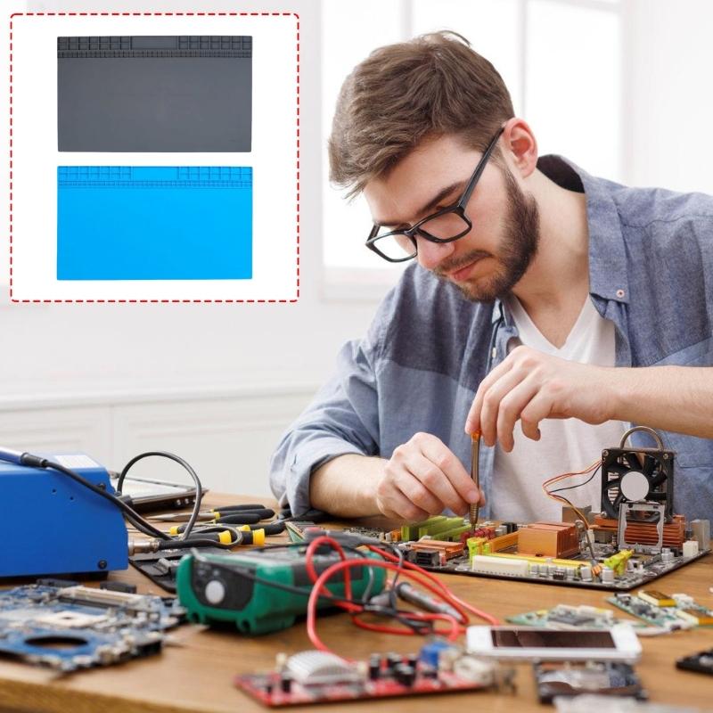 전자제품 수리 패드 실리콘 작업 패드 60 x 35 납 - Electronics Repair Guide 리뷰 및 가격