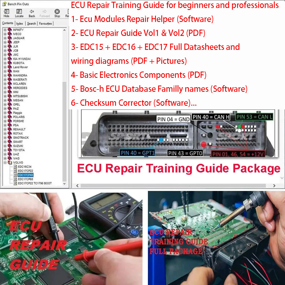 ECU 수리 교육 가이드 ECU 기본 전자기기 EPRO - Electronics Repair Guide 리뷰 및 가격