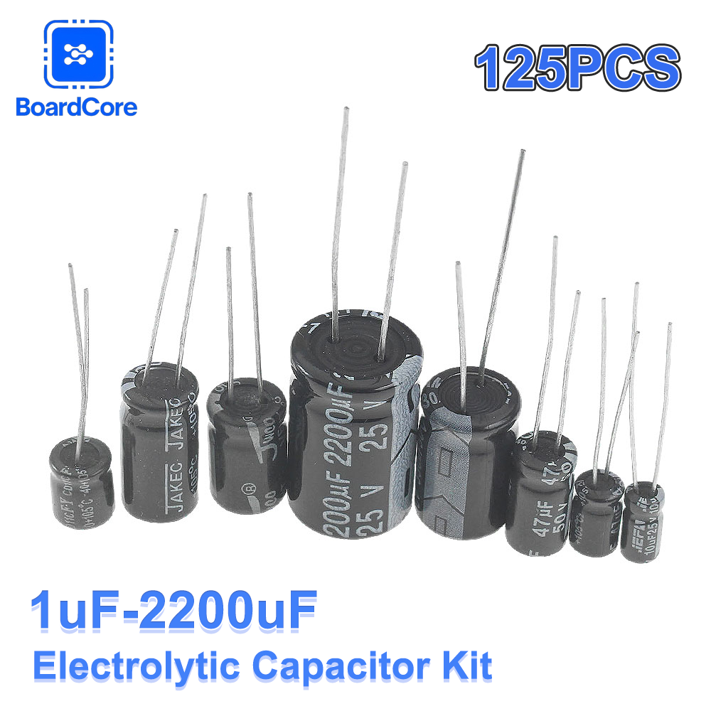 25가지 값 125개 전해 콘덴서 키트 1μF-2200 - Electronics Repair Hobby 리뷰 및 가격