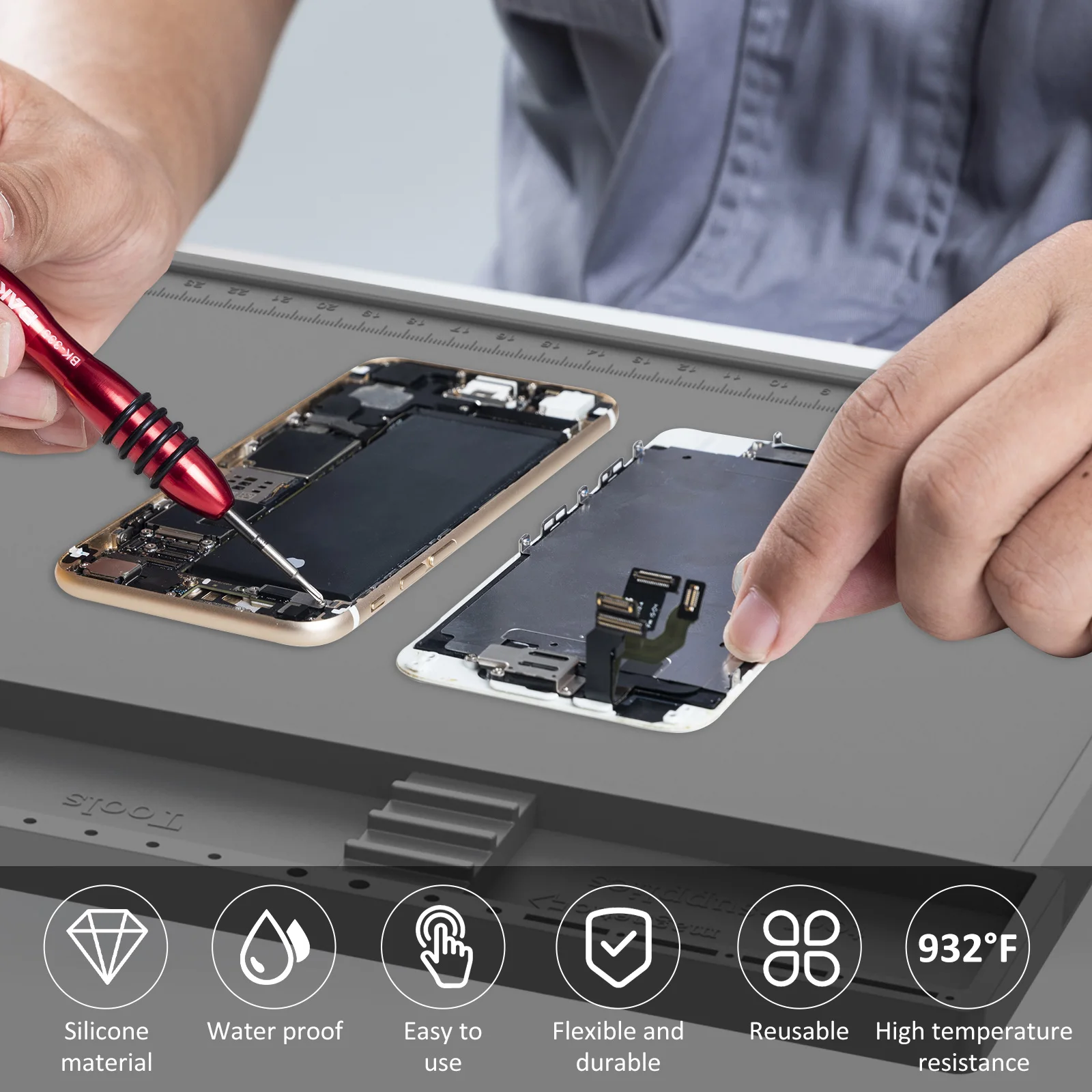납땜 스테이션 매트 실리콘 작업 수리 패드 932 °  - Electronics Repair Workstation 리뷰 및 가격