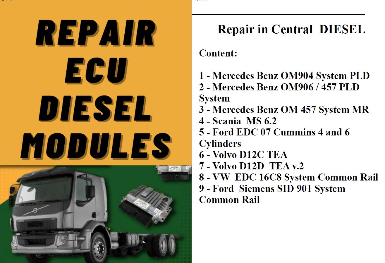 5 PCS ECU 수리 매뉴얼 워크샵의 주입 모듈 수리 - Electronics Repair Guide 리뷰 및 가격