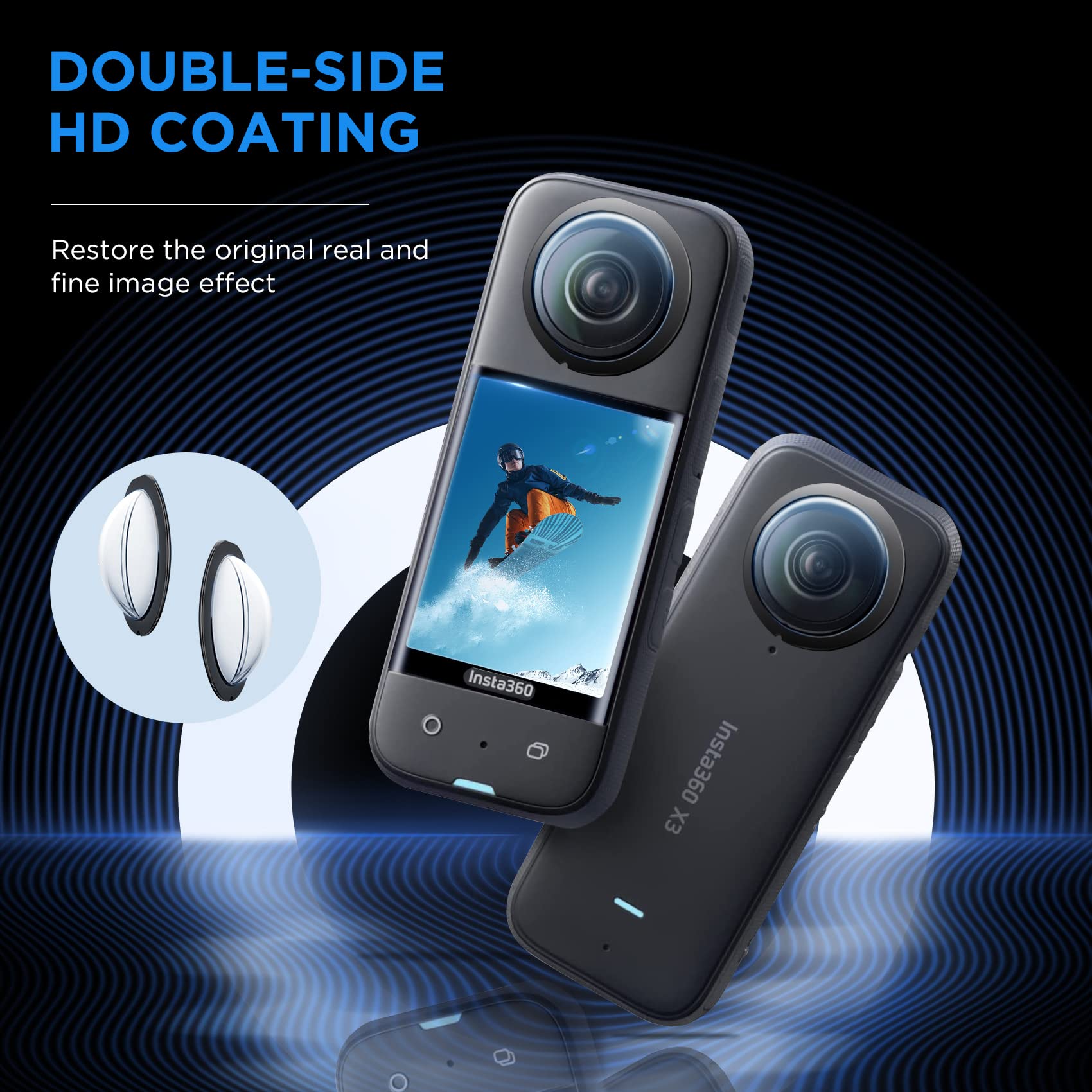 Insta360 X3 X4 X5용 액세서리 세트 렌즈  - Insta360 Camera X4 리뷰 및 가격