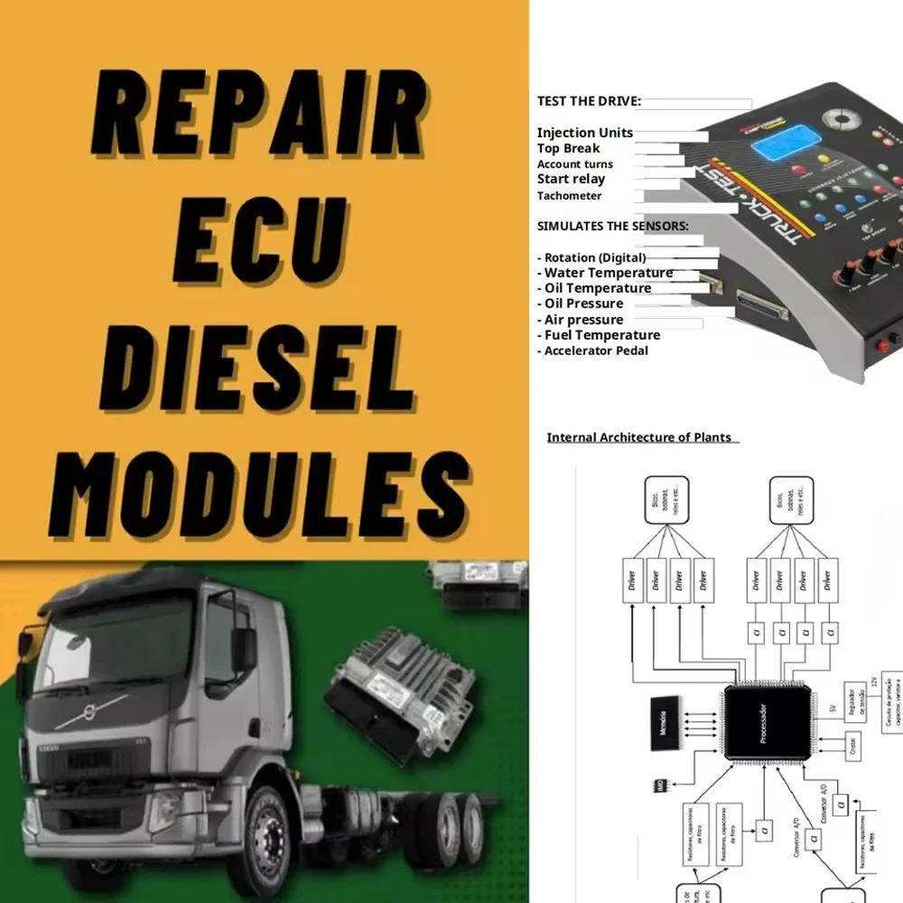 ECU 수리 매뉴얼 PDF 디젤 전자 장치 학습 가이드 - Electronics Repair Guide 리뷰 및 가격