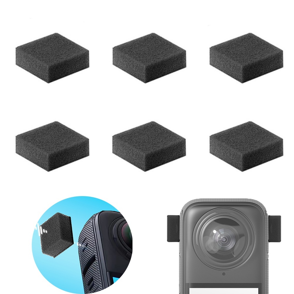 Insta360 X4 X5 용 6Pcs 마이크 앞 유리 - Insta360 Camera X4 리뷰 및 가격
