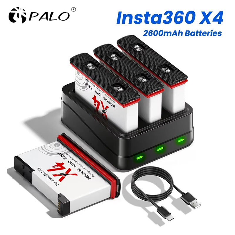 Insta360 X4 배터리용 2600mAh 고용량 배 - Insta360 Camera X4 리뷰 및 가격